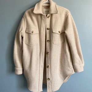 SOLD- Aritzia Ganna Jacket Heather Bone
